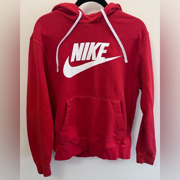 Nike Other - Nike Sportswear Club Fleece Men's Bold Red Hoodie